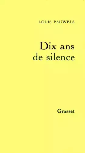 Couverture du produit · Dix ans de silence