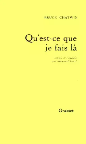 Couverture du produit · Qu'est-ce que je fais là