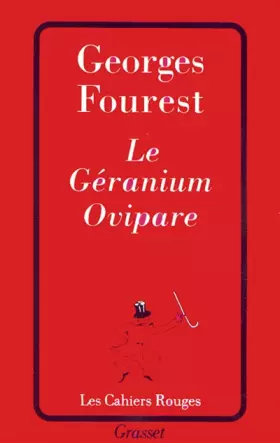 Couverture du produit · Le Géranium ovipare