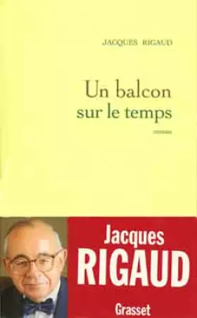Couverture du produit · Un balcon sur le temps