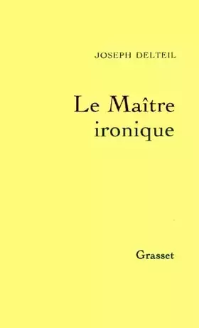 Couverture du produit · Le maître ironique