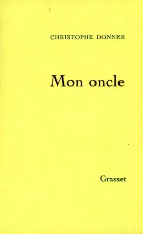 Couverture du produit · Mon oncle
