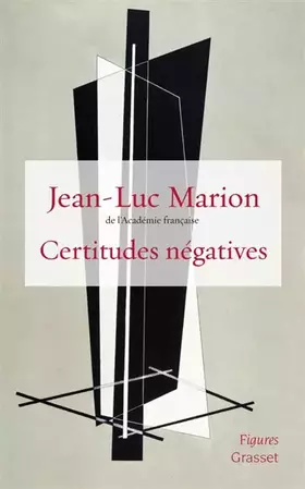 Couverture du produit · Certitudes négatives