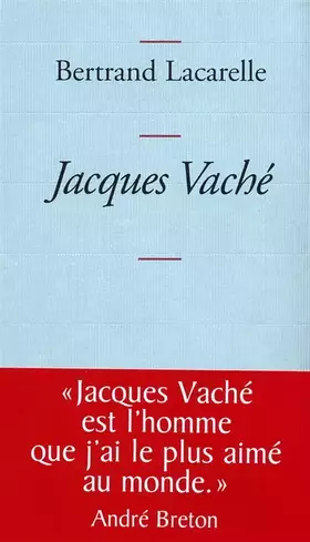 Couverture du produit · Jacques Vaché
