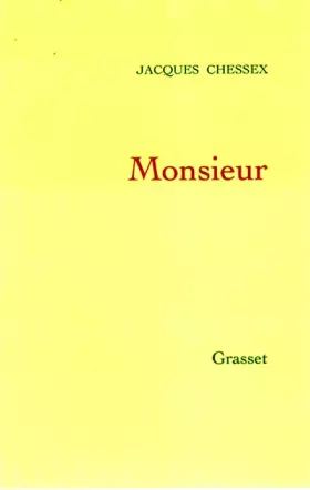 Couverture du produit · Monsieur