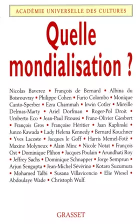 Couverture du produit · Quelle mondialisation ?