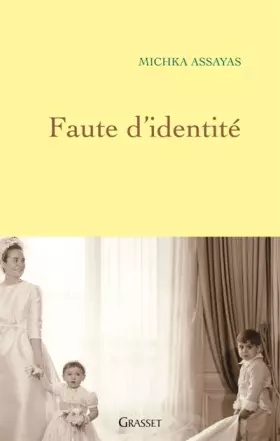 Couverture du produit · Faute d'identité