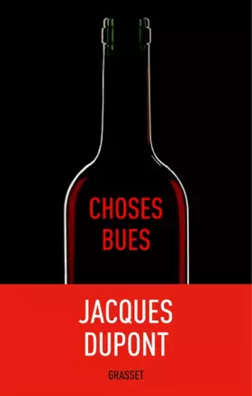 Couverture du produit · Choses bues