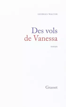 Couverture du produit · Des Vols de Vanessa