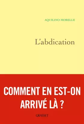 Couverture du produit · L'abdication