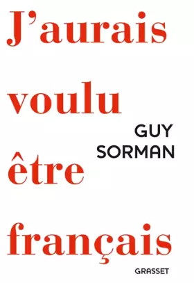 Couverture du produit · J'aurais voulu être Français