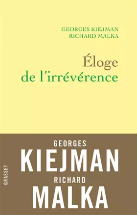 Couverture du produit · Éloge de l'irrévérence