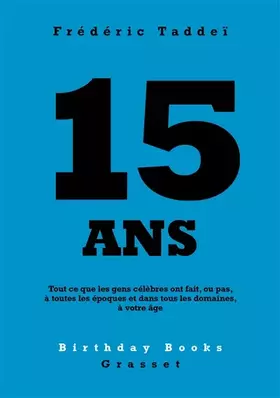 Couverture du produit · 15 ans
