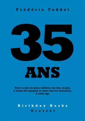 Couverture du produit · 35 ans