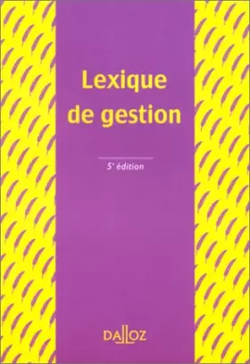 Couverture du produit · Sciences de gestion, 5e édition