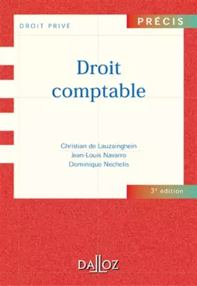 Couverture du produit · Droit comptable