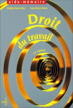 Couverture du produit · Droit du travail, 13e édition