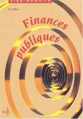 Couverture du produit · Finances publiques