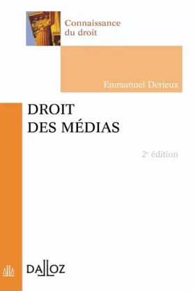 Couverture du produit · Le droit des médias