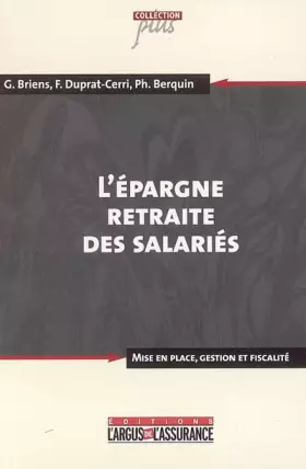 Couverture du produit · L'épargne salariale