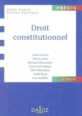 Couverture du produit · Droit constitutionnel, 5e édition