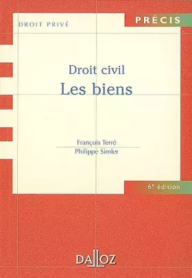 Couverture du produit · Droit civil : Les Biens