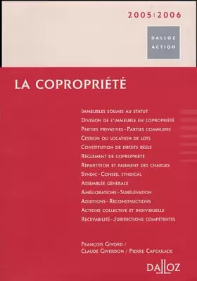 Couverture du produit · Copropriété 2004-2005