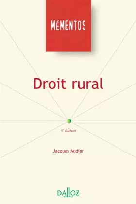 Couverture du produit · Droit rural