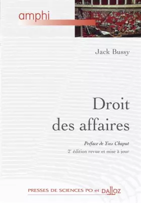 Couverture du produit · Droit des affaires