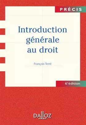 Couverture du produit · Introduction générale au droit