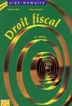 Couverture du produit · Droit fiscal