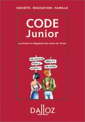 Couverture du produit · Code junior