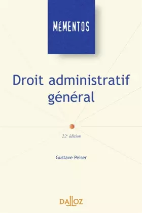 Couverture du produit · Droit administratif général