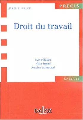 Couverture du produit · Droit du travail