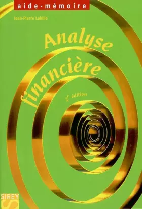 Couverture du produit · Analyse financière