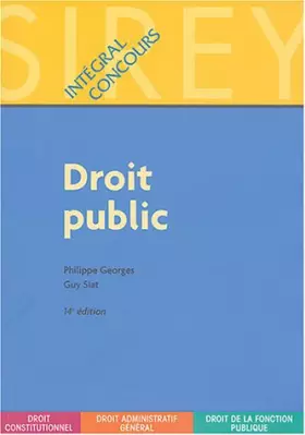 Couverture du produit · Droit public