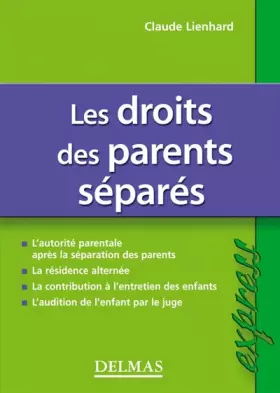 Couverture du produit · Le droits des parents séparés