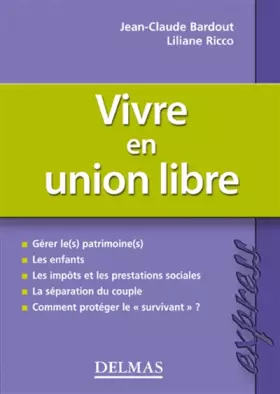 Couverture du produit · Vivre en union libre