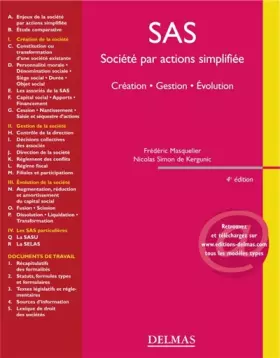 Couverture du produit · Société par action simplifiée (SAS) 2005 : Création Gestion Evolution