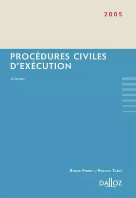 Couverture du produit · Procédures civiles d'exécution