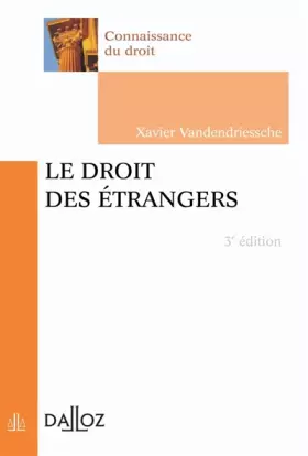 Couverture du produit · Le droit des étrangers
