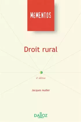 Couverture du produit · Droit rural