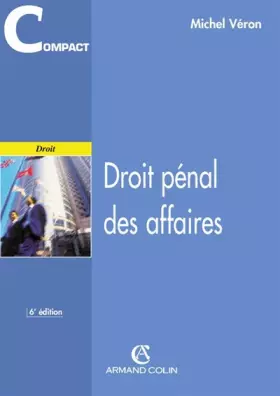Couverture du produit · Droit pénal des affaires