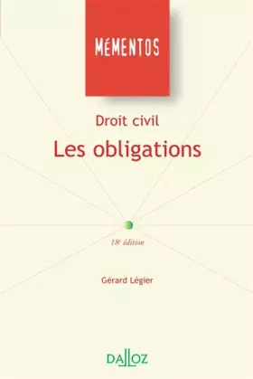 Couverture du produit · Les obligations : Droit civil