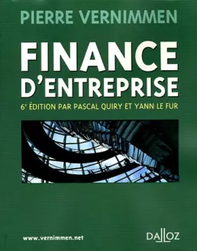 Couverture du produit · Finance d'entreprise