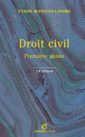 Couverture du produit · Droit civil : Première année