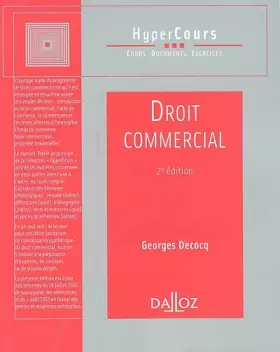 Couverture du produit · Droit commercial