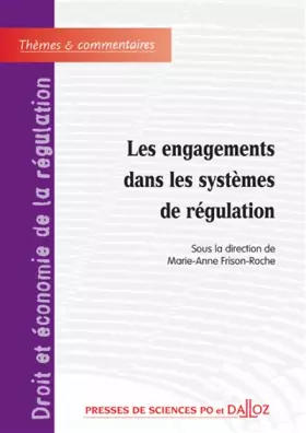 Couverture du produit · Les engagements dans les systèmes de régulation