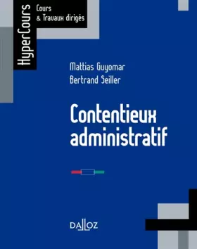 Couverture du produit · Contentieux administratif