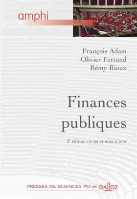 Couverture du produit · Finances publiques